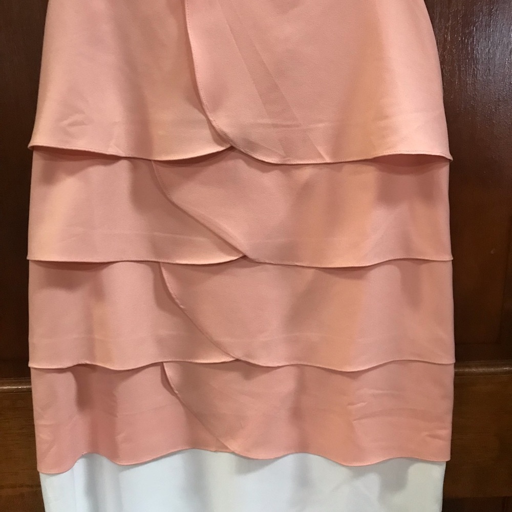 Peach Ruffle Dress - Picture 2 of 3